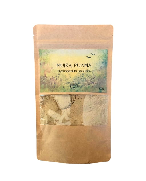 Muira puama (Ptychopetalum olacoides) on Amazonin alueelta peräisin oleva puulaji, jonka kuorijauhetta on hyödynnetty Etelä-Amerikan perinteissä vuosisatojen ajan mm. energiatasojen ja seksuaalisen hyvinvoinnin tukemiseen, sekä fyysisen kestävyyden tukemiseen.