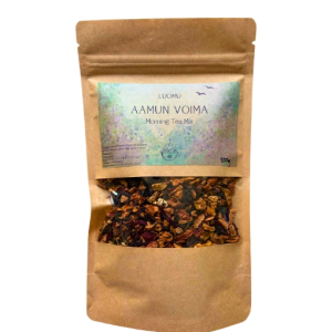 Aamun voima on piristävä aamutee. Luomu teesekoitus.